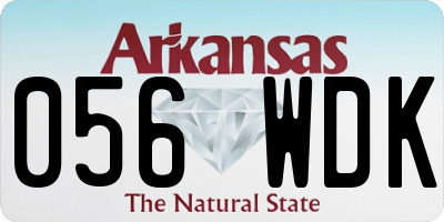 AR license plate 056WDK