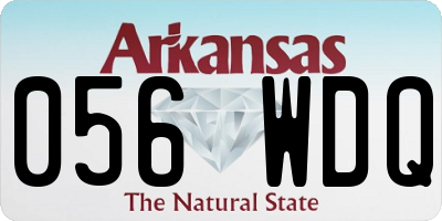AR license plate 056WDQ