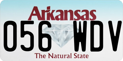AR license plate 056WDV