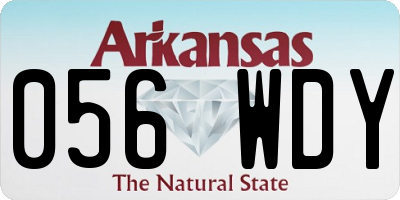 AR license plate 056WDY