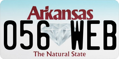 AR license plate 056WEB