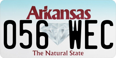 AR license plate 056WEC