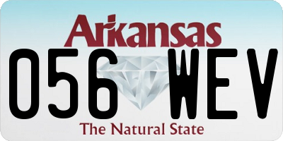 AR license plate 056WEV