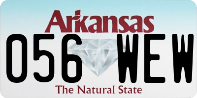 AR license plate 056WEW