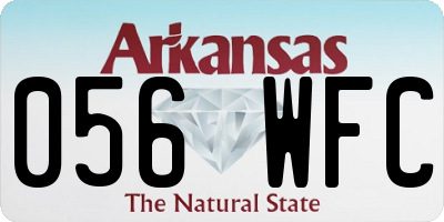 AR license plate 056WFC