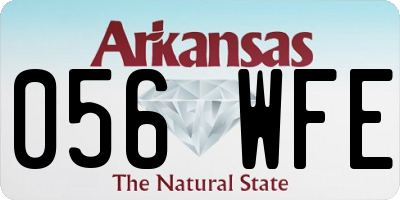 AR license plate 056WFE