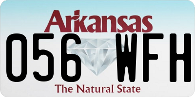AR license plate 056WFH