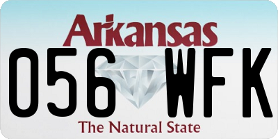 AR license plate 056WFK