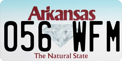 AR license plate 056WFM