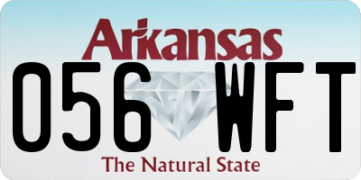 AR license plate 056WFT