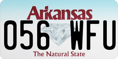 AR license plate 056WFU