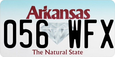 AR license plate 056WFX