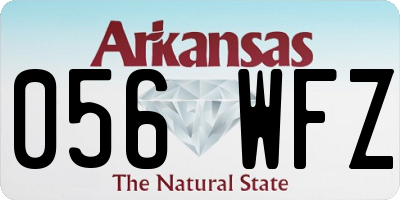 AR license plate 056WFZ