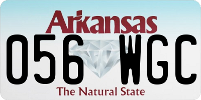 AR license plate 056WGC
