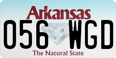 AR license plate 056WGD