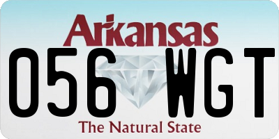 AR license plate 056WGT