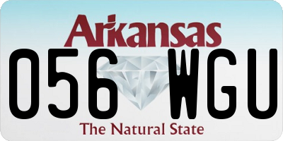AR license plate 056WGU
