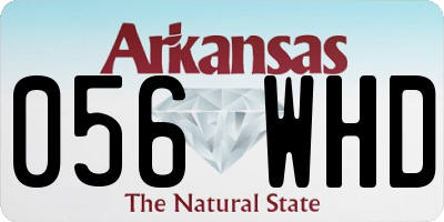 AR license plate 056WHD