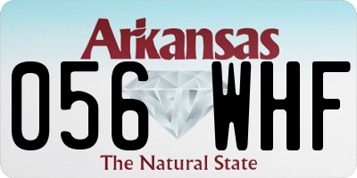 AR license plate 056WHF