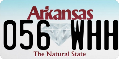 AR license plate 056WHH