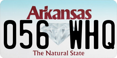 AR license plate 056WHQ