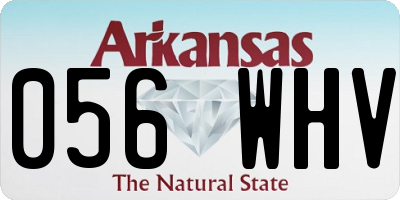 AR license plate 056WHV