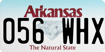 AR license plate 056WHX
