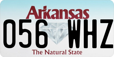 AR license plate 056WHZ