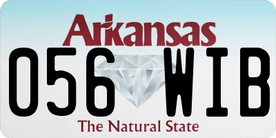 AR license plate 056WIB