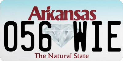 AR license plate 056WIE