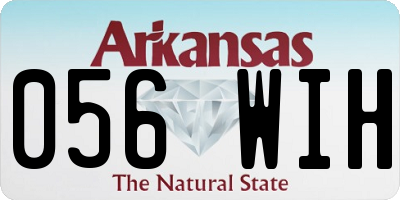 AR license plate 056WIH