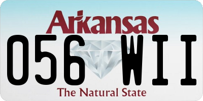 AR license plate 056WII