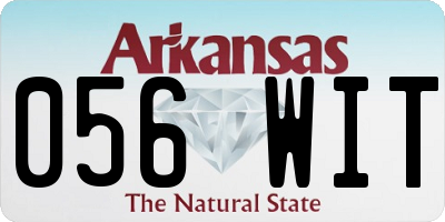 AR license plate 056WIT