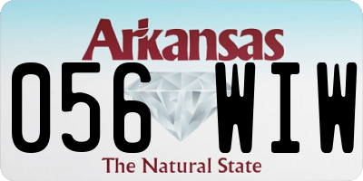 AR license plate 056WIW