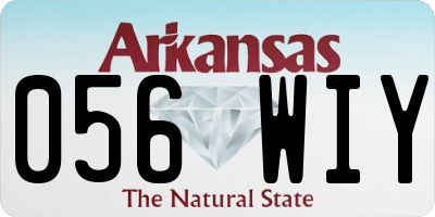 AR license plate 056WIY