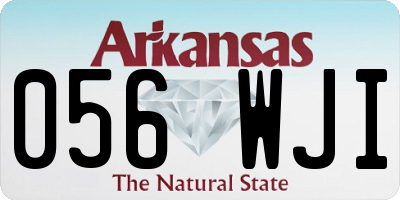 AR license plate 056WJI
