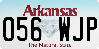 AR license plate 056WJP
