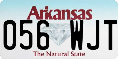 AR license plate 056WJT