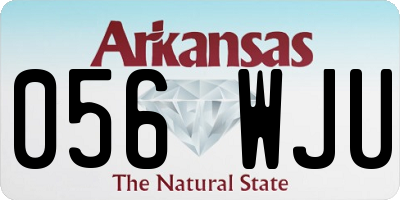 AR license plate 056WJU