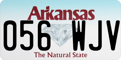 AR license plate 056WJV