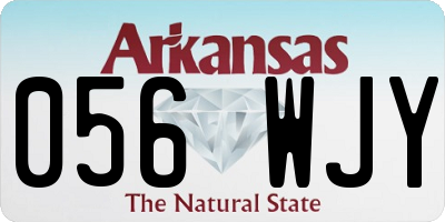 AR license plate 056WJY