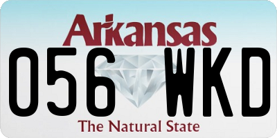 AR license plate 056WKD