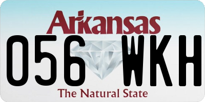 AR license plate 056WKH