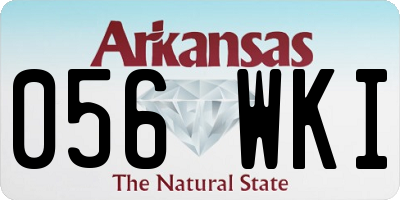 AR license plate 056WKI