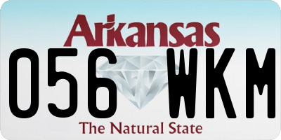 AR license plate 056WKM