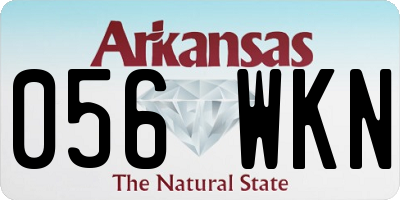 AR license plate 056WKN
