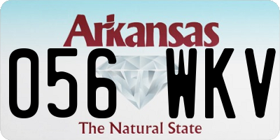 AR license plate 056WKV