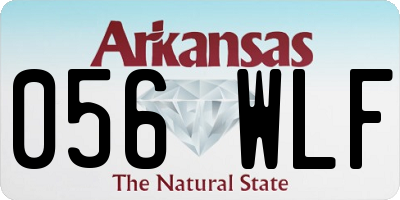 AR license plate 056WLF