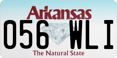 AR license plate 056WLI