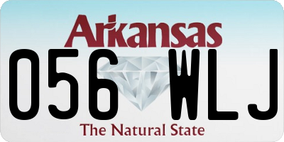 AR license plate 056WLJ